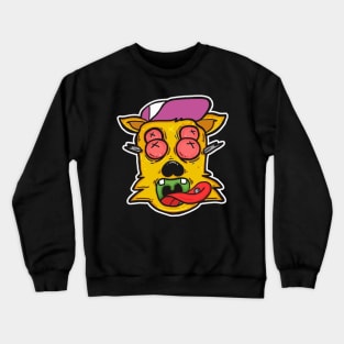 Crazy Cat Mad Crewneck Sweatshirt